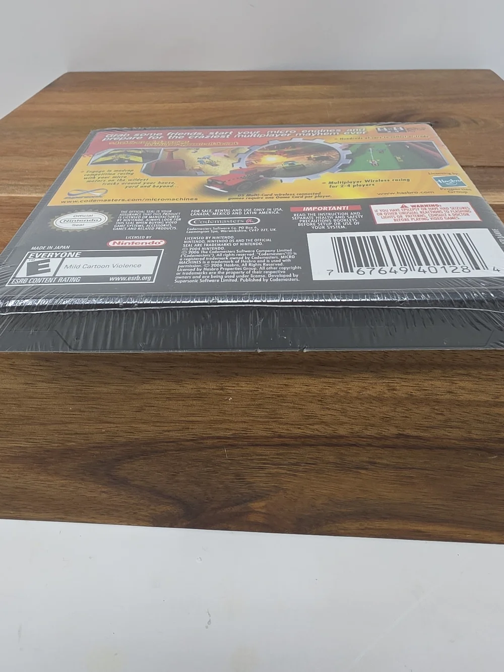 Hasbro Micro Machines V4 Nintendo DS - Blue & Red Cover
